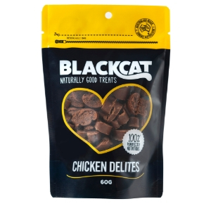Blackdog cat treat chicken delights 60g